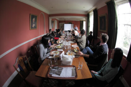 A seminar held over lunch in the Richard King room